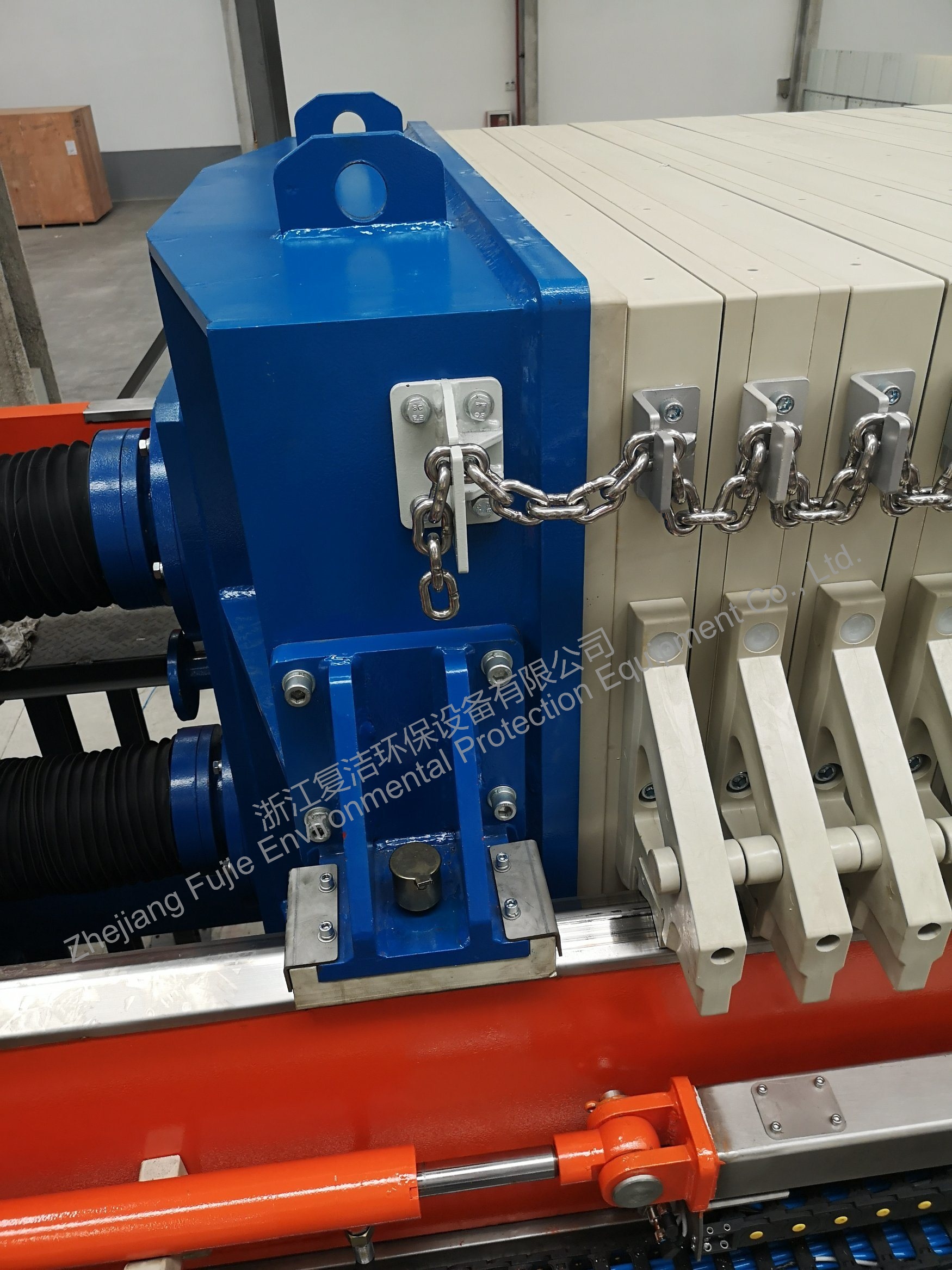 Filtro prensa de placas de tipo abierto rápido completamente automático