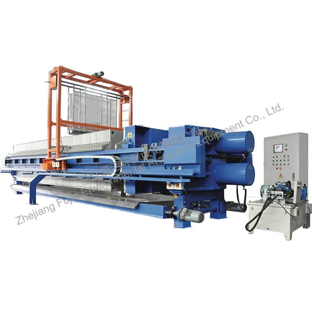 Filtro prensa de membrana de alta presión