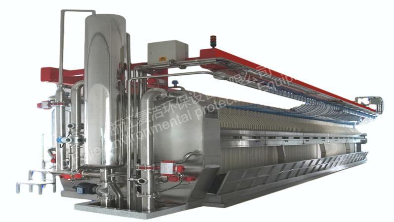 Filtro prensa de acero inoxidable de calidad alimentaria 