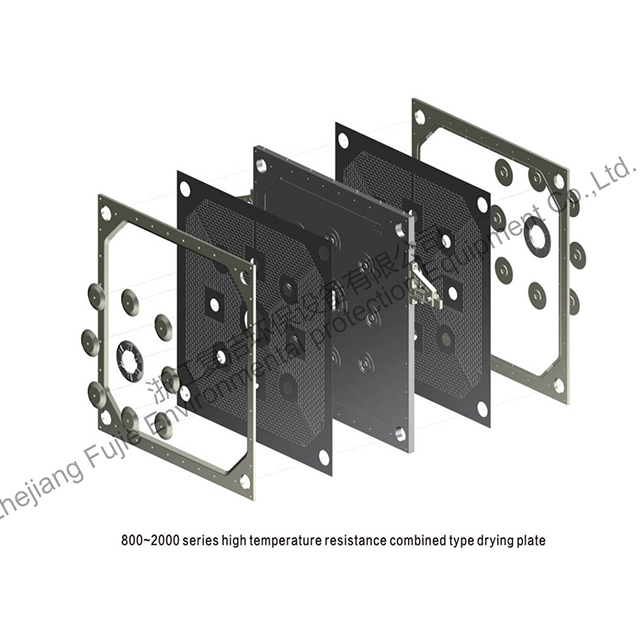 Placa de filtro de secado de tipo combinado, resistente a altas temperaturas, serie 800-2000