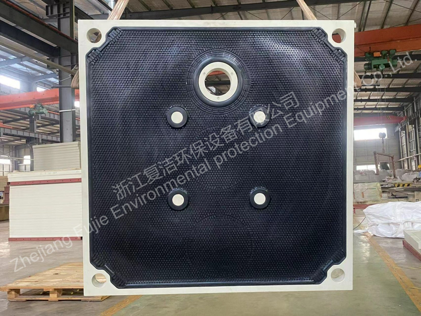 Placa de membrana tipo caucho serie 800-2000 - Alimentación central superior