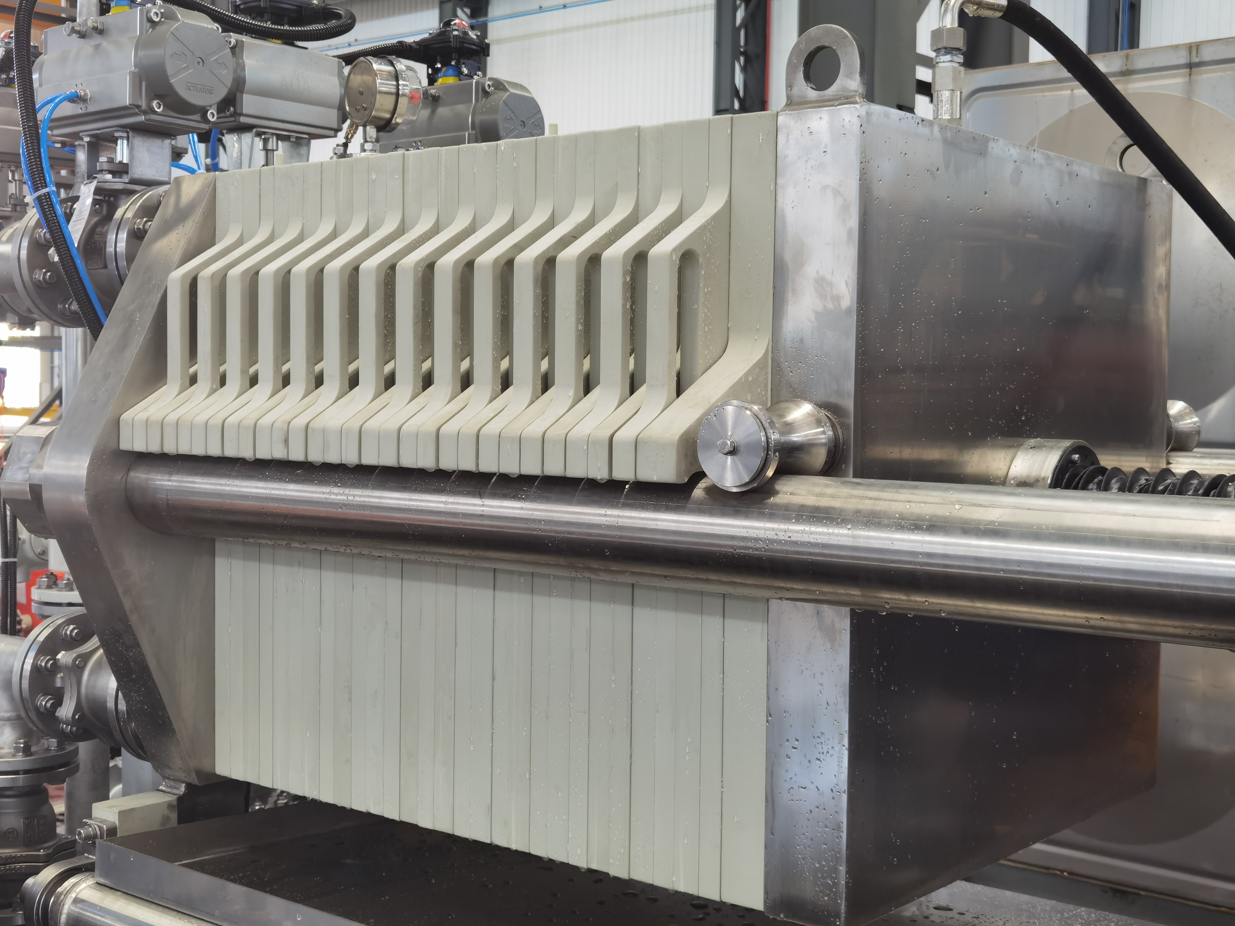 Presiona de filtro de acero inoxidable para la filtración de metales preciosos 